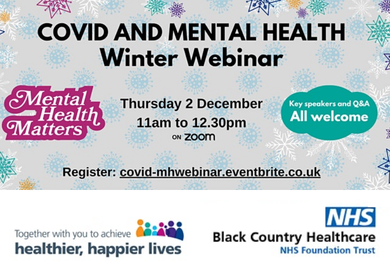 Featured image for “Covid and Mental Health Winter Webinar and Q&A session – 2 Dec”