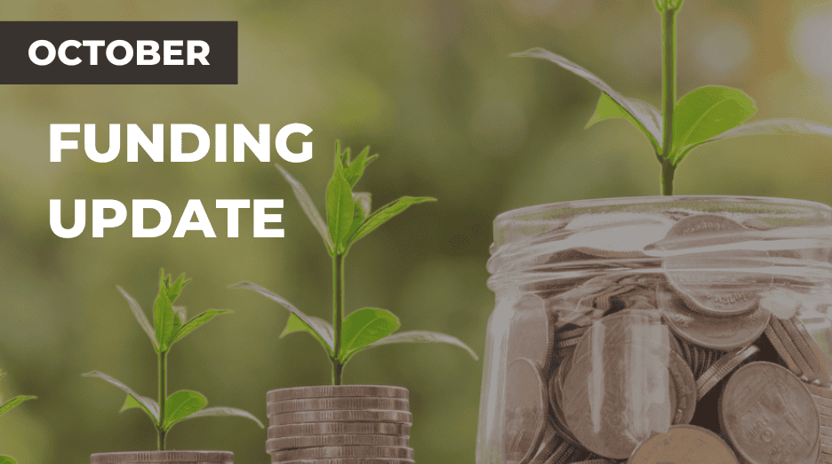 Featured image for “October’s Funding News”