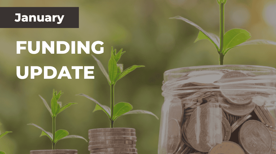 Featured image for “January’s funding news”