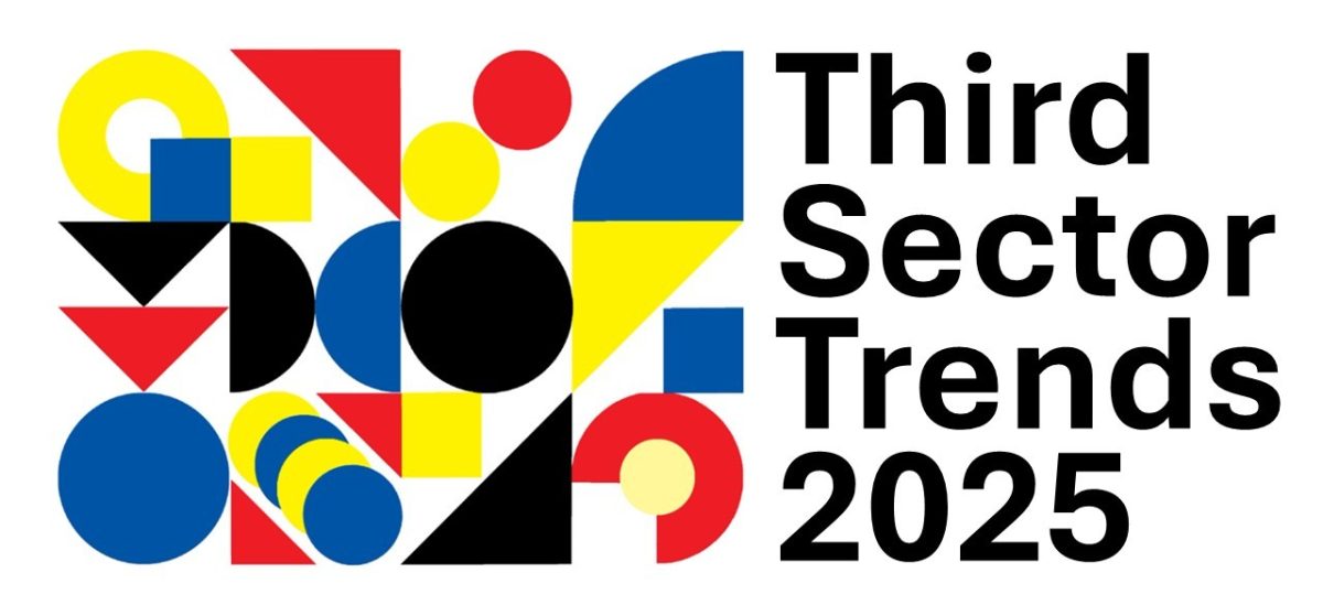Logo for Third Sector Trends 2025 event focusing on voluntary sector insights.