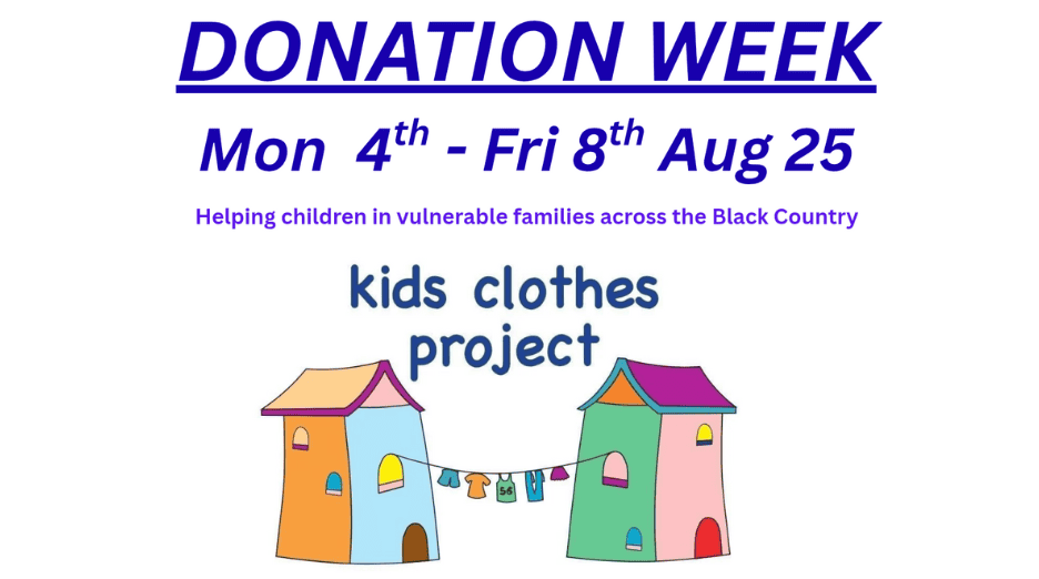 Featured image for “Kids Clothes Project donation week – 4th-8th August”