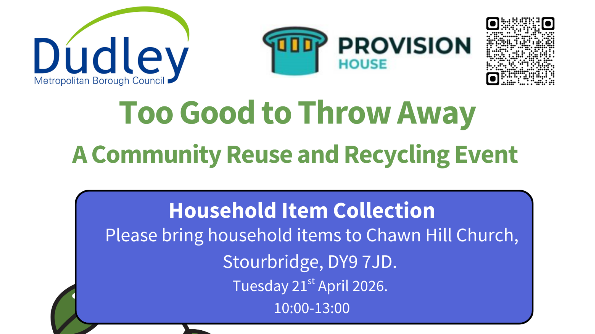Featured image for “Too Good to Throw Away – Community Reuse and Recycling Event”
