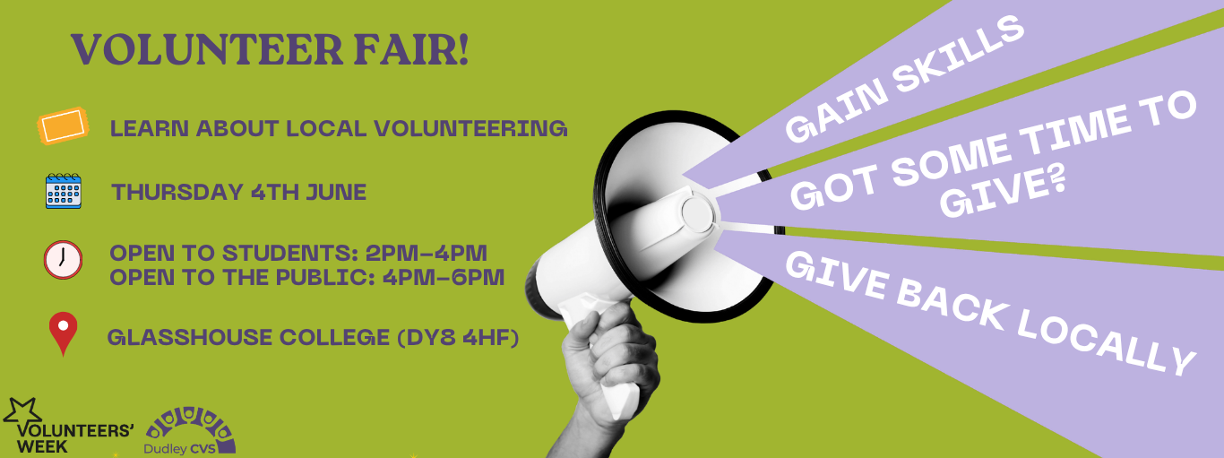 Featured image for “Volunteer Fair – Thursday 4th June”